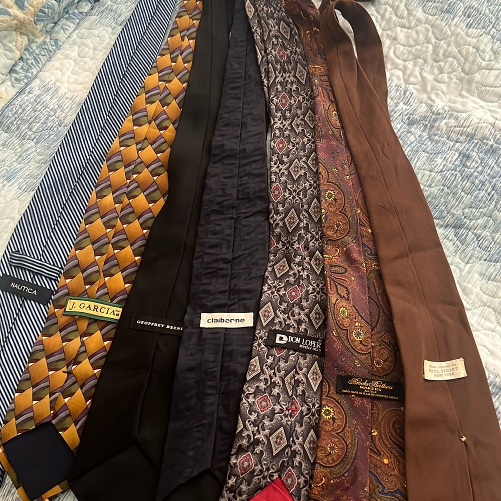 Bundle of designer ties